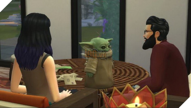 Meme Baby Yoda chuyển sinh sang game đầu tiên mà không ai nghĩ tới - The Sims 4 5