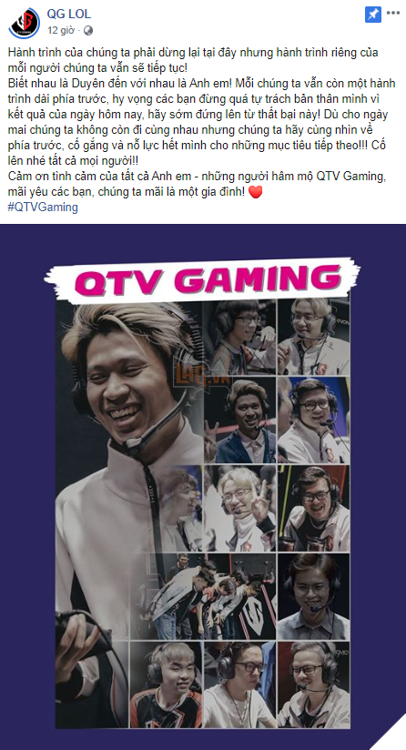LMHT: QTV Gaming hé lộ nguy cơ tan rã sau khi thất bại tại Vòng Thăng Hạng VCS Mùa Xuân 2020 3