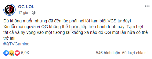 LMHT: QTV Gaming hé lộ nguy cơ tan rã sau khi thất bại tại Vòng Thăng Hạng VCS Mùa Xuân 2020