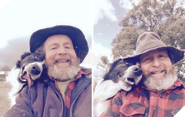 Ngày đẹp trời con gái hướng dẫn bố chụp ảnh tự sướng, bất ngờ bố và thú cưng nổi tiếng khắp MXH 2