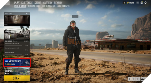 PUBG PC: Tàu lượn được đưa vào thử nghiệm trong PUBG Labs 3