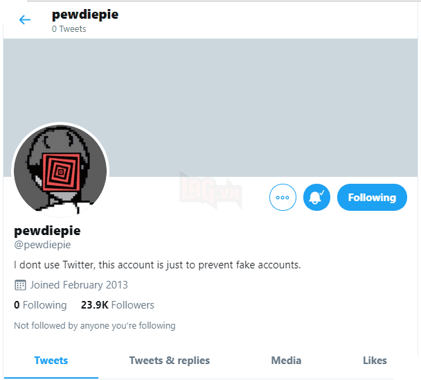 Bất ngờ khi PewDiePie đã xoá tài khoản Twitter của mình  2