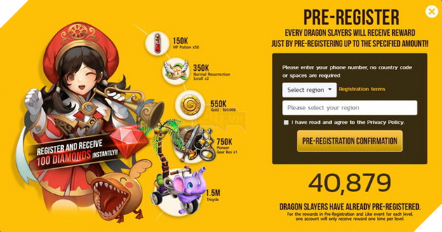 Hướng dẫn đăng kí trước và tải World of Dragon Nest server SEA cho iOS và Android