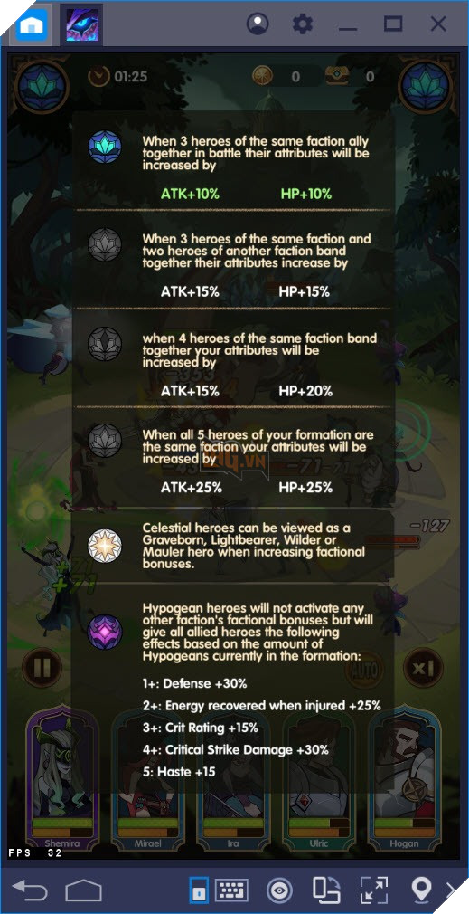 AFK Arena - Hướng dẫn cách chơi khắc chế hệ trong game 8