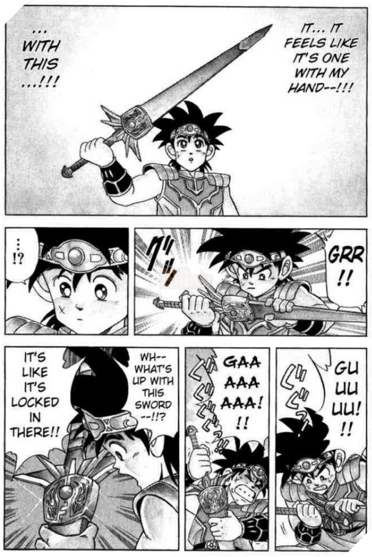 
Trong truyện Dấu Ấn Rồng Thiêng, thanh thần kiếm Orihalcon là món vũ khí bất ly thân của Dai dũng sĩ.
