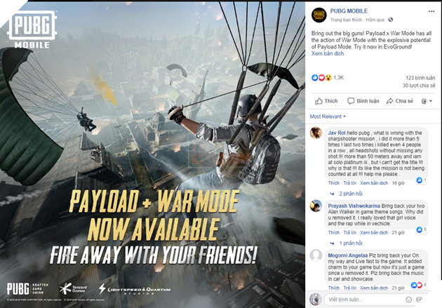 PUBG Mobile: Payload x War sẽ được kết hợp chung trong Chế độ chơi mới dự kiện sẽ ra mắt vào tuần sau 2