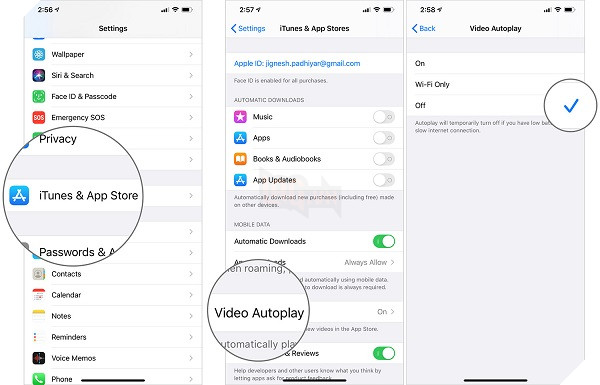 Hướng dẫn: Cách bật/tắt tính năng phát video tự động cho iPhone  3