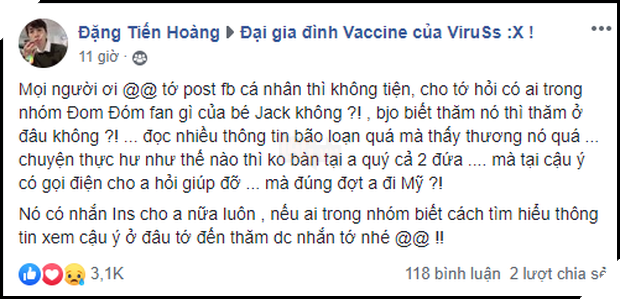 ViruSs đăng dòng trạng thái mới về ám chỉ Drama Jack và K-ICM cho rằng Jack đã quá ngây thơ