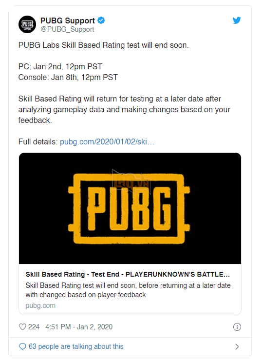 Người chiến thắng PUBG Awards 2019 sẽ nhận được danh hiệu Mũ bảo hiểm vàng  4