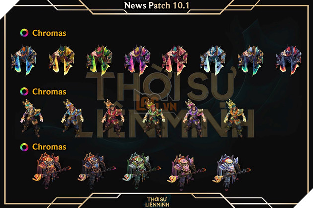 LMHT - Chi tiết bản cập nhật 10.1 và ngày cập nhật trên máy chủ chính thức 12