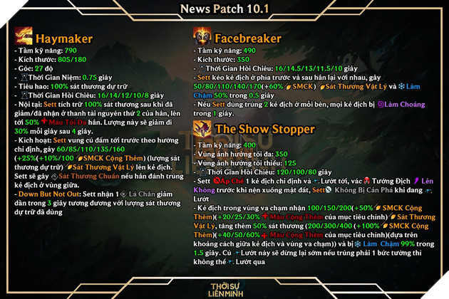 LMHT - Chi tiết bản cập nhật 10.1 và ngày cập nhật trên máy chủ chính thức 7