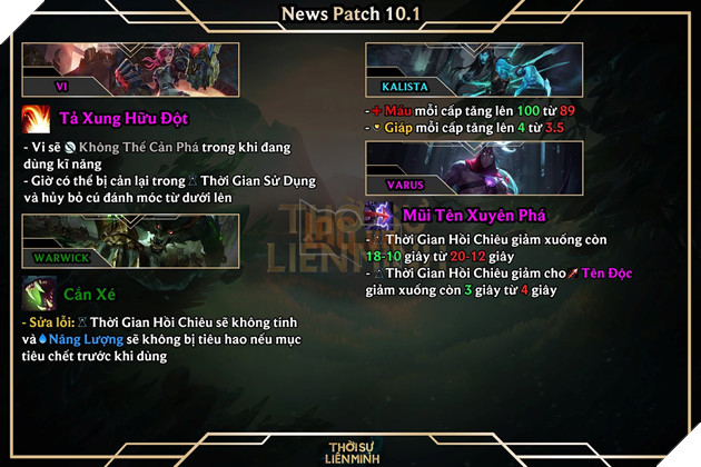 LMHT - Chi tiết bản cập nhật 10.1 và ngày cập nhật trên máy chủ chính thức 3