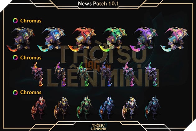 LMHT - Chi tiết bản cập nhật 10.1 và ngày cập nhật trên máy chủ chính thức 19