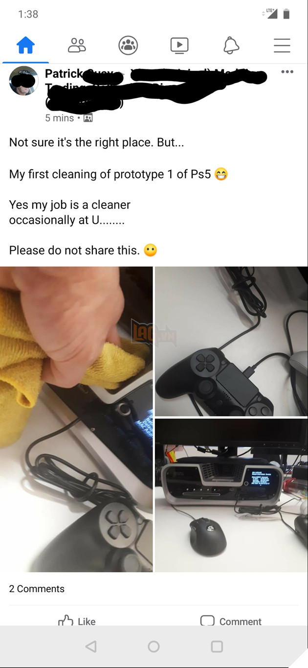 Hình ảnh thật về cỗ máy và bộ điều khiển PlayStation 5 trước thềm sự kiện CES 2020 2