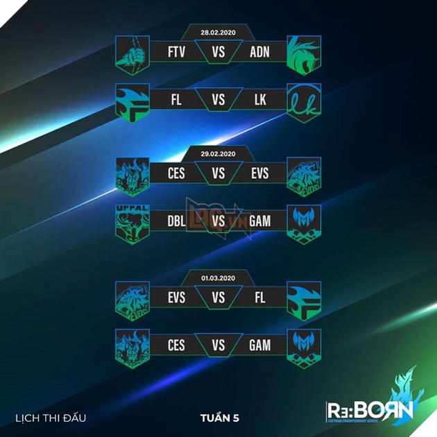 LMHT: Lịch thi đấu chính thức của VCS Mùa Xuân 2020, GAM Esports vẫn là cái tên sáng giá cho chức vô địch 6