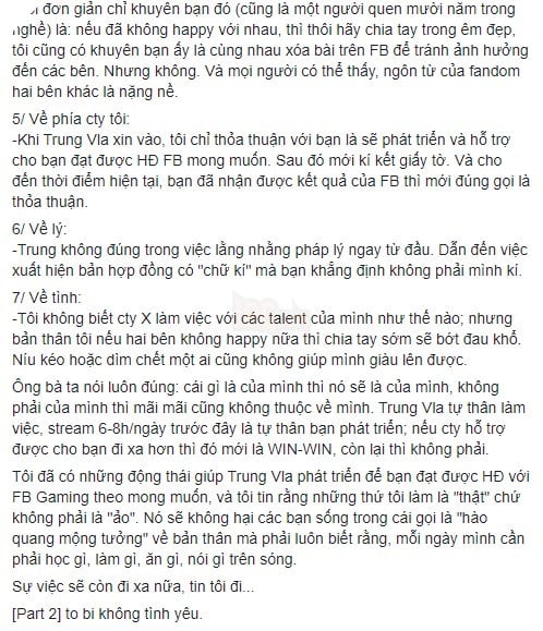 Trung Vladimir tiếp tục phản pháo lại công ty cũ, Quản lý của SBTC cũng vào cuộc 14