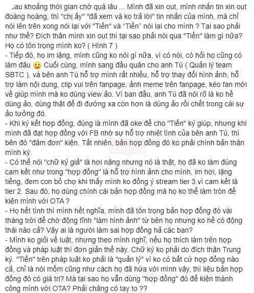 Trung Vladimir tiếp tục phản pháo lại công ty cũ, Quản lý của SBTC cũng vào cuộc 6