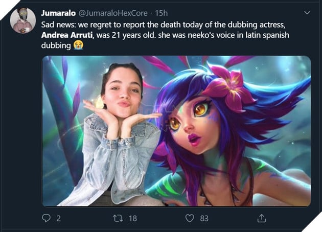 LMHT: Người lồng tiếng cho Neeko bất ngờ qua đời khiến game thủ không khỏi tiếc thương 6