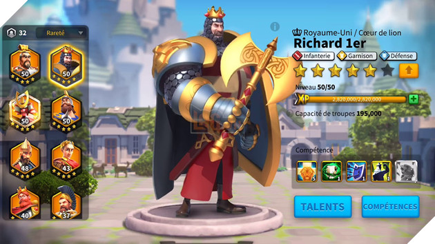 Hướng dẫn cách đánh nhà 5 đạo quân cực mạnh trong Rise of Kingdoms dành cho dân tay to 2