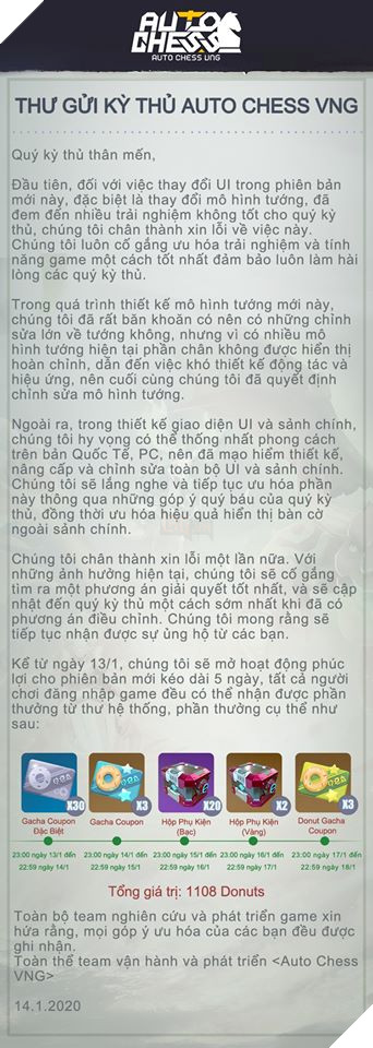 Auto Chess Việt Nam kêu gào, cho rằng bản cập nhật mới chẳng khác gì thảm họa cả 6