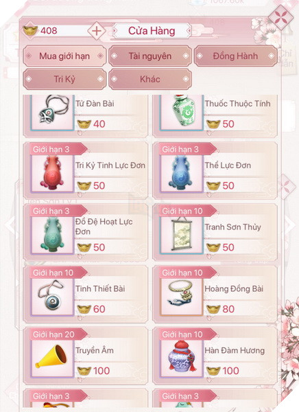 Cung Đấu Mobile: Hướng dẫn cách dùng nguyên liệu và tài nguyên hiệu quả cho tân thủ 2