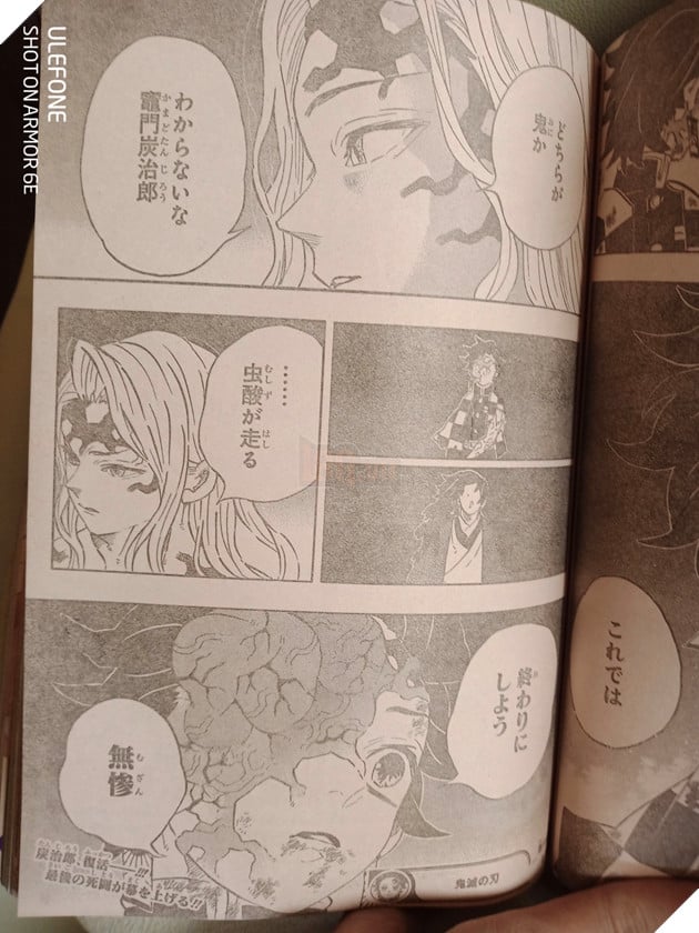 Spoiler Kimetsu No Yaiba tập 191 - Tanjirou trở lại nhưng 1 phần não lộ ra ngoài 4