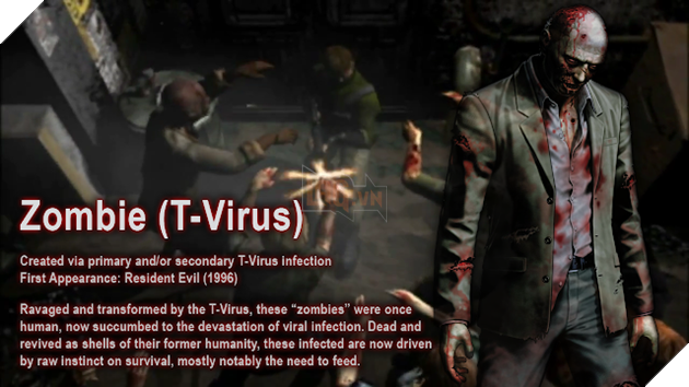 Cẩm nang Resident Evil: Các thể loại Zombie thông thường 2