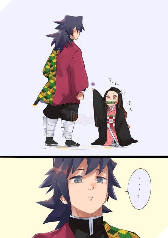 Kimetsu no Yaiba - Bộ hình ảnh anh đụt Giyuu và Nezuko đẹp đôi và dễ thương chết người ! 5