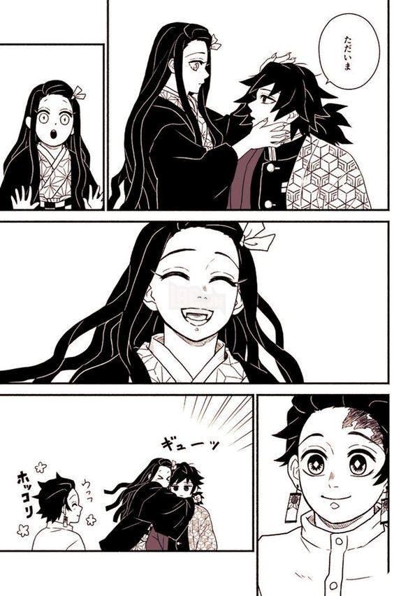 Kimetsu no Yaiba - Bộ hình ảnh anh đụt Giyuu và Nezuko đẹp đôi và dễ thương chết người ! 8
