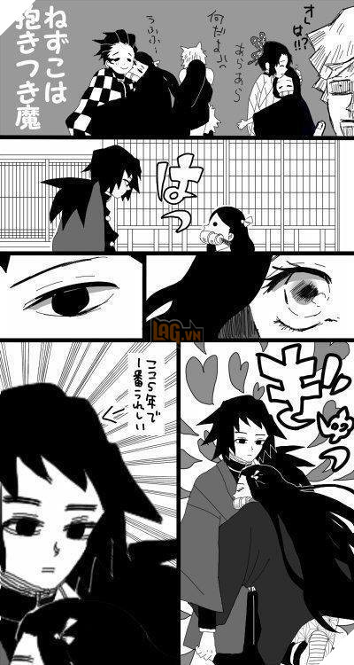 Kimetsu no Yaiba - Bộ hình ảnh anh đụt Giyuu và Nezuko đẹp đôi và dễ thương chết người ! 9