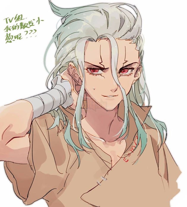 Dr Stone: Bộ đôi Senku - Gen hiện lên đẹp mãn nhãn qua loạt fan art gây nghiện - Ảnh 1.