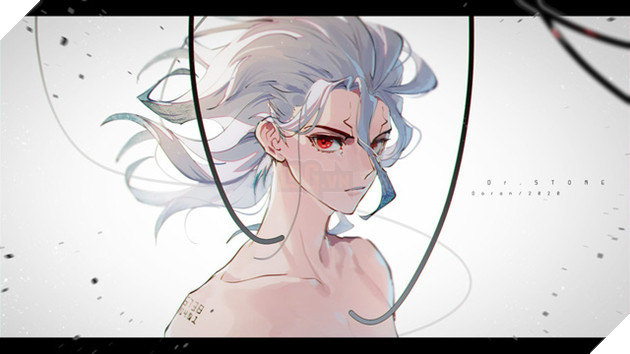 Dr Stone: Bộ đôi Senku - Gen hiện lên đẹp mãn nhãn qua loạt fan art gây nghiện - Ảnh 3.