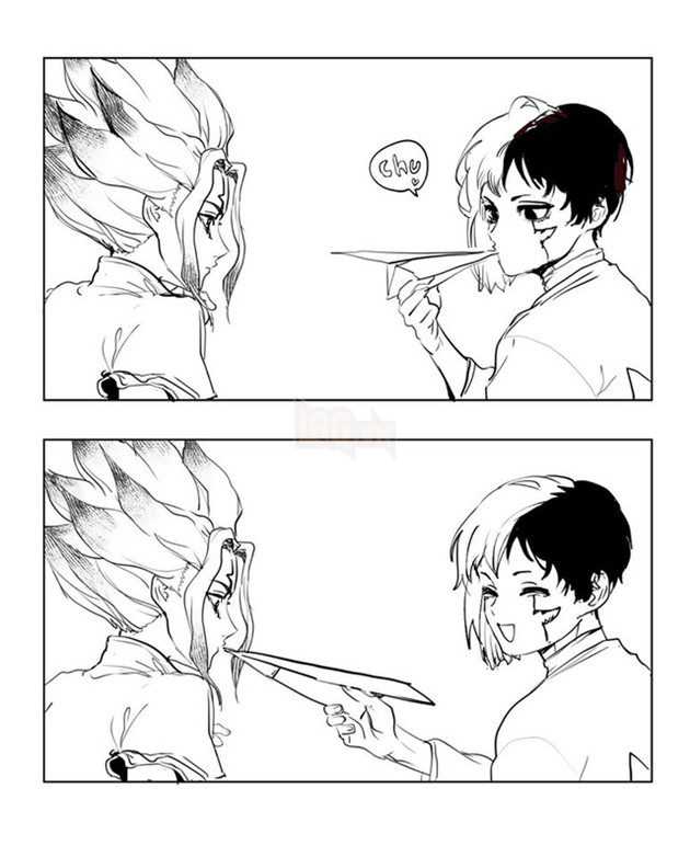 Dr Stone: Bộ đôi Senku - Gen hiện lên đẹp mãn nhãn qua loạt fan art gây nghiện - Ảnh 13.