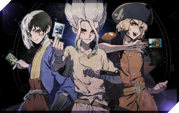 Dr Stone: Bộ đôi Senku - Gen hiện lên đẹp mãn nhãn qua loạt fan art gây nghiện - Ảnh 20.