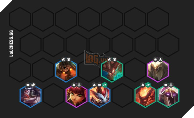 Đấu Trường Chân Lý: Hướng dẫn xây dưng đội hình Lửa siêu bá ở phiên bản 10.2 4