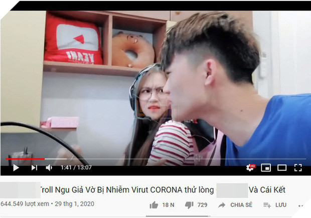 Lại thêm một Youtuber 2 triệu subs dàn dựng bị sốt và ho khan công phu để câu view từ dịch virus Corona, dân tình kêu gọi tẩy chay - Ảnh 5.