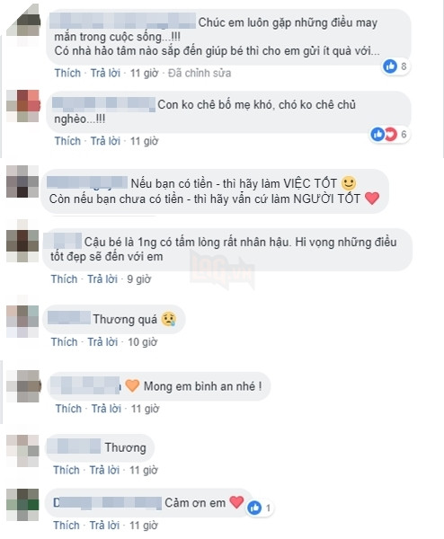 
Hành động chân thành của cậu bé ăn xin khiến nhiều người chạnh lòng. 