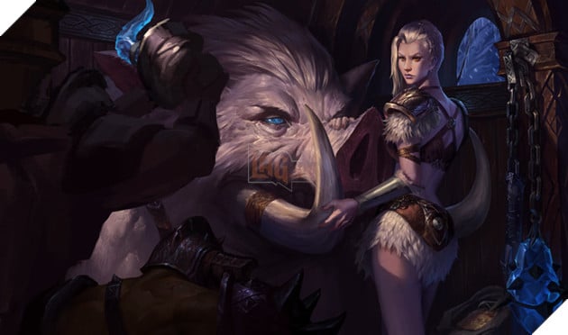 Hiệp sĩ lợn Sejuani lột xác đầy sang chảnh với skin fan-art Sejuani Cánh Bạc - Ảnh 1.