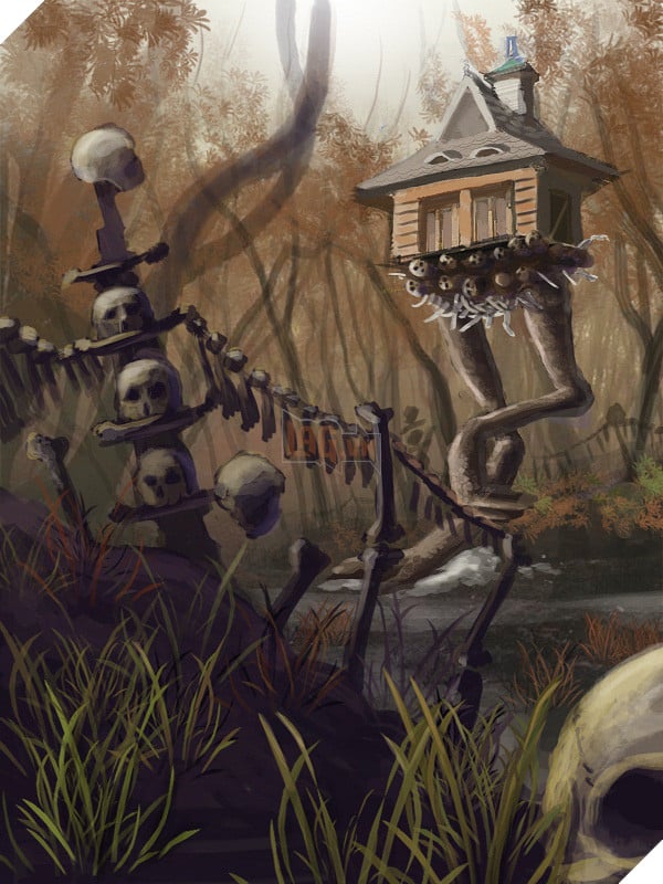 Huyền thoại về phù thủy ăn thịt người Baba Yaga 4