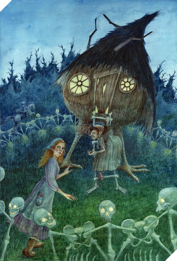 Huyền thoại về phù thủy ăn thịt người Baba Yaga 7