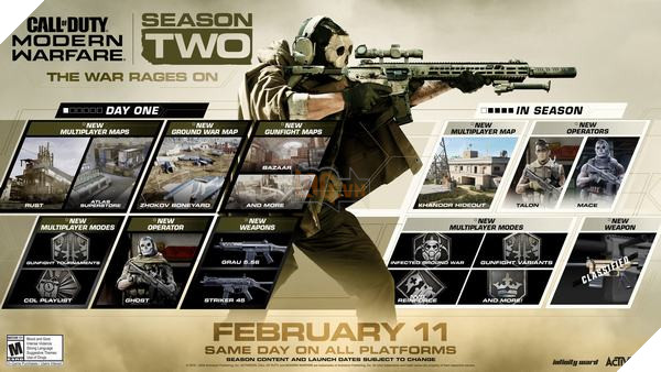 Call of Duty: Modern Warfare bắt đầu Mùa 2 với hàng loạt nội dung hấp dẫn