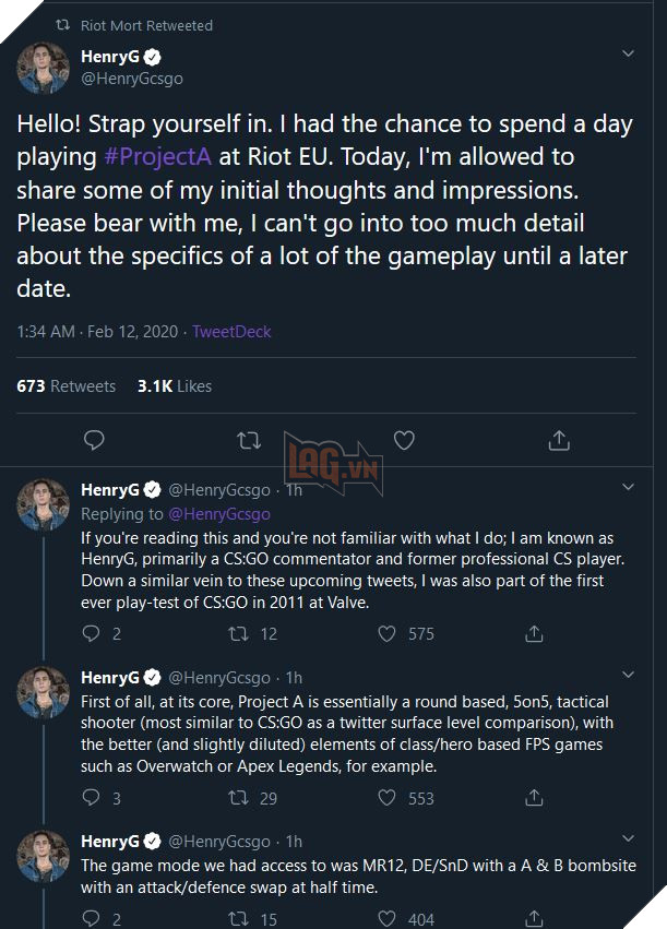 Project A tiếp tục được hé lộ thêm lối chơi đậm chất mua hàng CS:GO và kĩ năng của Overwatch