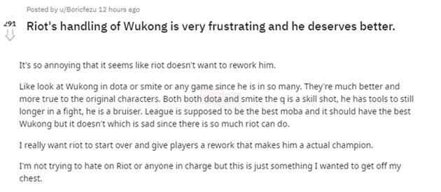 Làm lại Ngộ Không quá tệ, Riot khiến cộng đồng phẫn nộ - Nó không bằng một góc của WuKong bên DOTA2 - Ảnh 2.