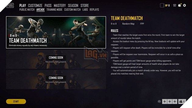 Chi tiết bản cập nhật PUBG 6.2: Team Deathmatch 8v8 chính thức xuất hiện cùng nhiều tính năng mới 2