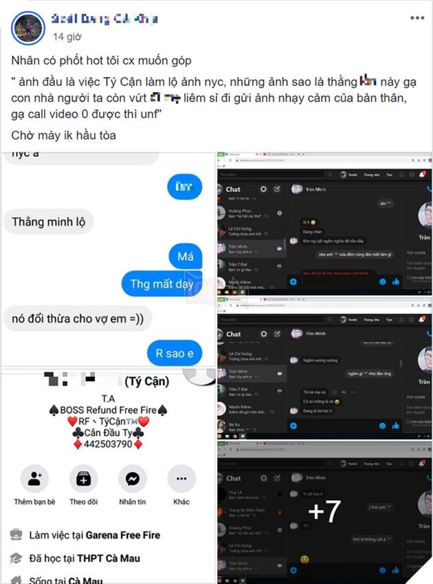 Free Fire: Yêu râu xanh nổi tiếng chuyên lừa gái nhà lành, không ăn được thì đạp đổ lại còn đòi tung “ảnh nóng” của người yêu cũ lên mạng - Ảnh 7.