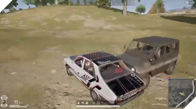 Người chơi PUBG trở thành người sắt khi bị cả hai xe tông nhưng vẫn không hề hấn gì 