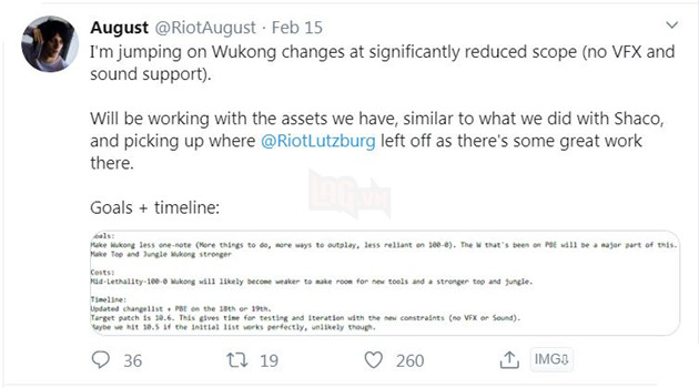 LMHT: Riot Games hé lộ về lần làm lại tiếp theo của Ngộ Không, có thể sẽ ra mắt trong bản 10.6 2