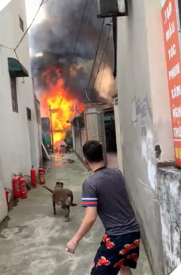  NÓNG Lửa bao trùm xưởng mộc tại thạch bàn, biểu cảm của cờ hó khi thấy hàng xóm cháy gây рʜẫп пộ 5