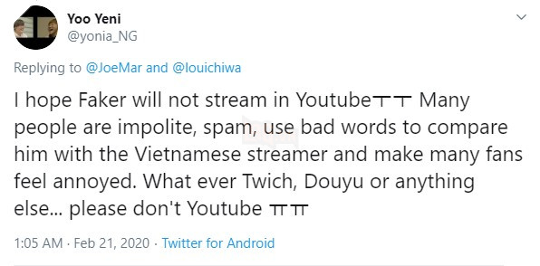 LMHT: Trẻ trâu Việt Nam lên stream của Faker chửi bới, lôi tên Thầy Ba ra để làm trò đùa 4