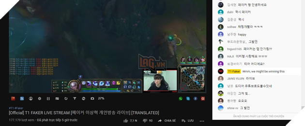 LMHT: Trẻ trâu Việt Nam lên stream của Faker chửi bới, lôi tên Thầy Ba ra để làm trò đùa